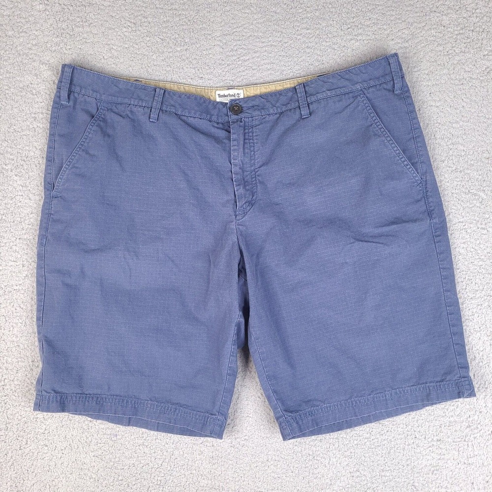 Timberland Shorts Mens 43 Blue Cotton‎ Chino Work Casual Outdoor